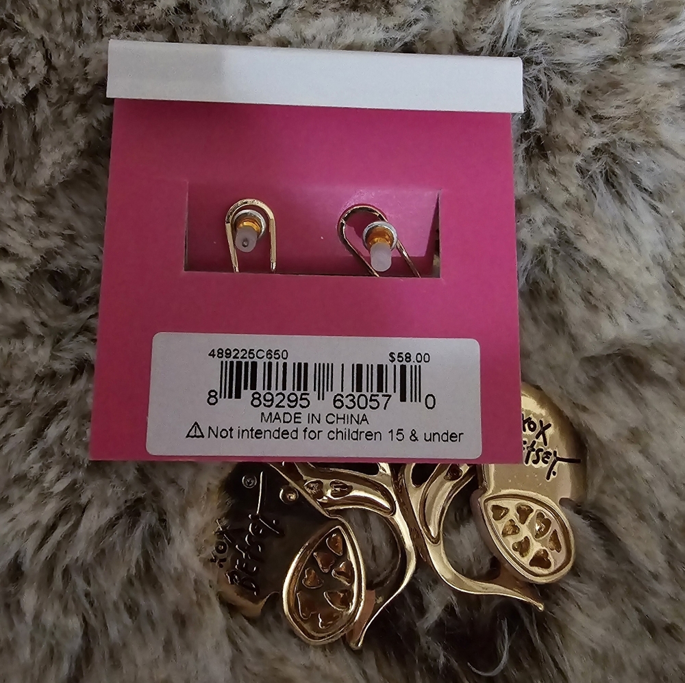 Betsey Johnson Mermaid Earrings - Picture 2 of 3